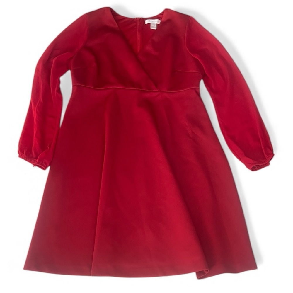 Motherhood Maternity Elegant Red Dress sz M